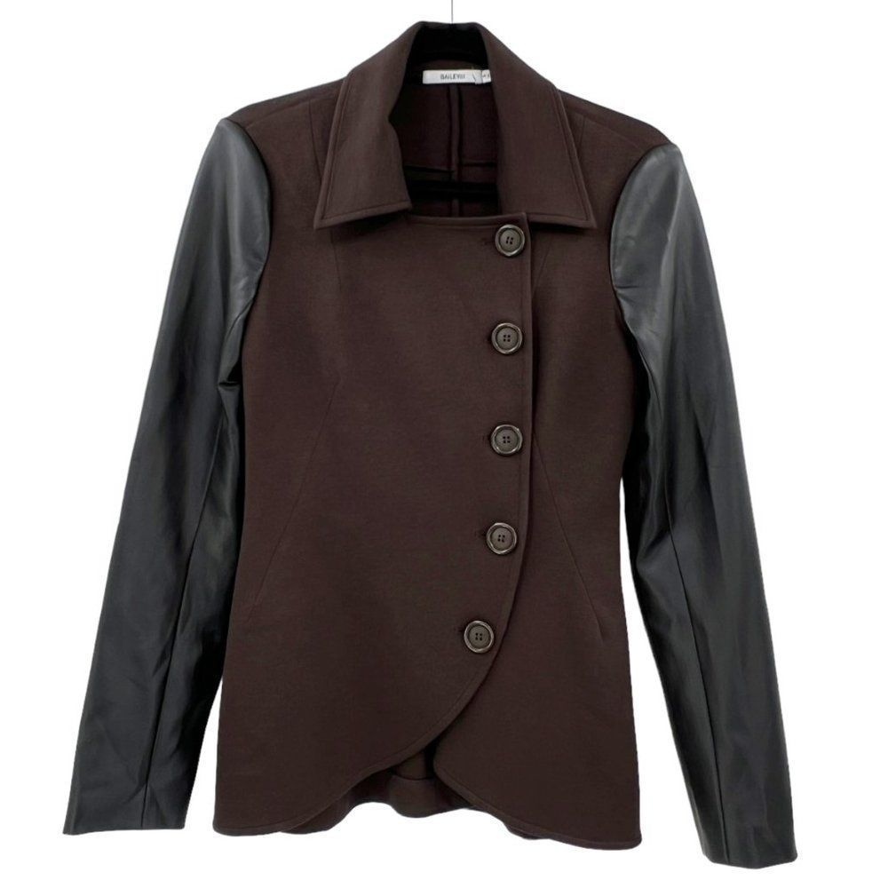 Revolve Bailey 44 Hacker Jacket Buttoned Ponte Kn… - image 1